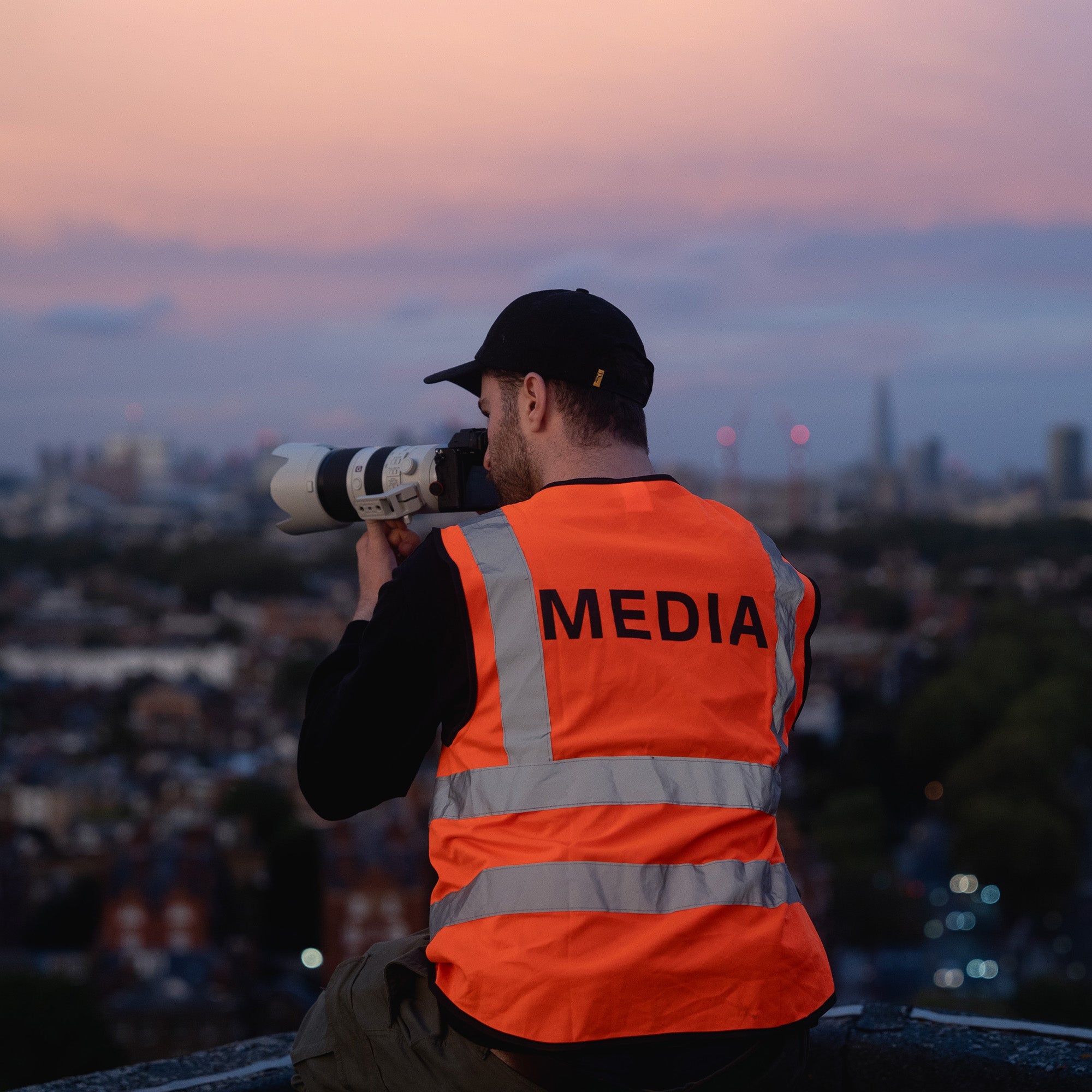 North Borders Hi Vis Media Vest Photographer Merch